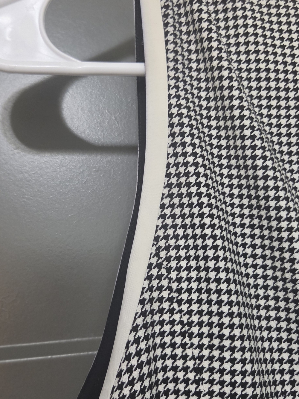 Alice + Olivia Houndstooth Blazer Jacket Black White Size 8 - Picture 9 of 15